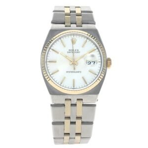 Rolex Datejust Oysterquartz Stainless Steel Yellow Gold 17013