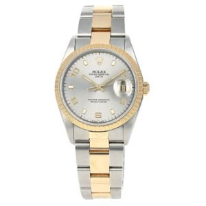 Rolex Oyster Perpetual Date 34mm Stainless Steel Yellow Gold 15223