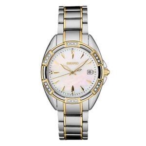 Seiko Two Tone Diamond Collection Watch SKK880
