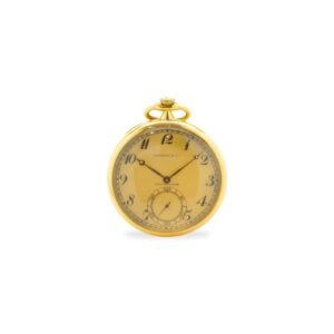 Tiffany & Co. by Agassiz 18 Karat Yellow Gold 1922 Pocket Watch