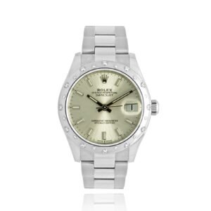 Rolex Stainless Steel Midsize Datejust 31mm Factory Diamond Bezel