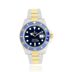 Rolex Stainless Steel & 18 Karat Yellow Gold Submariner Blue/Blue 41