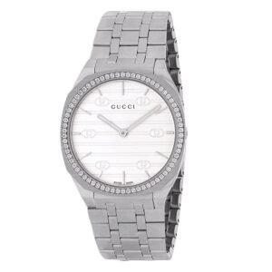Gucci 25H's Streamline 34mm Diamond Bezel 673109