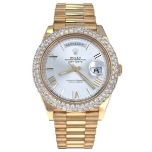 Rolex Day-Date 40 Yellow Gold President Diamonds 228238