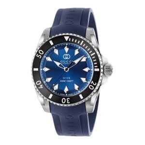 Gucci Dive 40mm Blue Rubber Automatic 796773